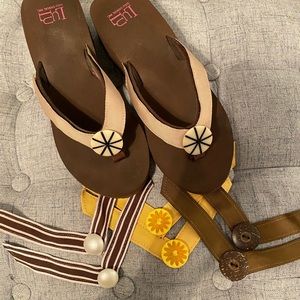 Lulu Designs Switch Flops with 4 Straps